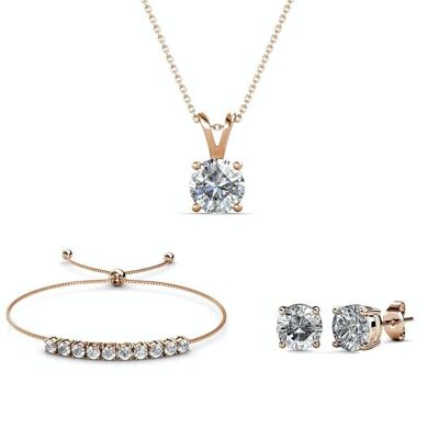 Crystal Mia Sets - Rose Gold and Crystal