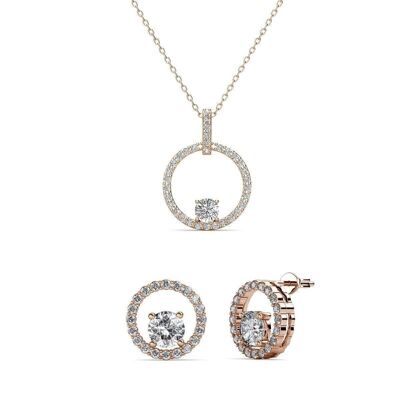 Desiree Sets - Rose Gold and Crystal