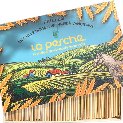 Pack of 500 Perche® straws in a box