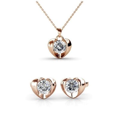 Simply Love Sets - Rose Gold and Crystal