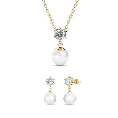 Pauline Sets - Gold and Crystal