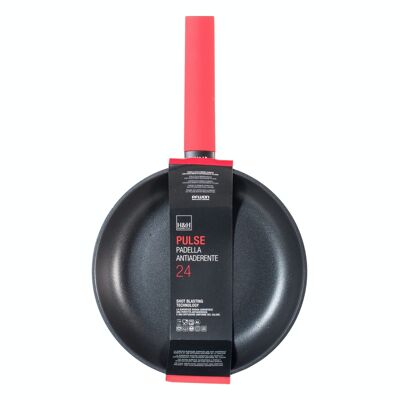 Pulse frying pan in coined aluminum cm 24