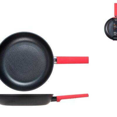 Pulse frying pan in coined aluminum cm 28