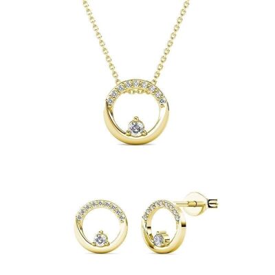 Clarine Sets - Gold and Crystal