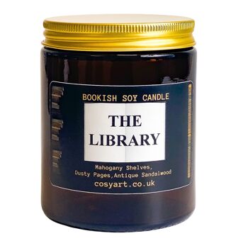 Bougie Parfumée Cire de Soja The Library 180ml 2