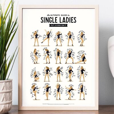 Single Ladies Art Print