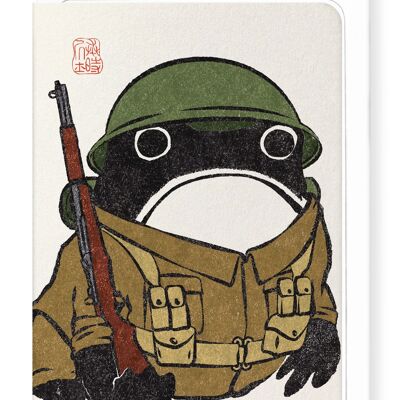 ARMY EZEN FROG Greeting Card