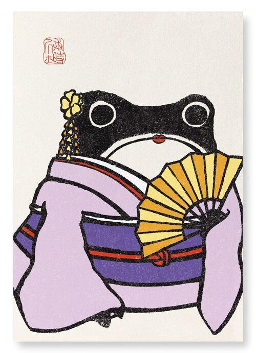 GEISHA EZEN FROG Art Print