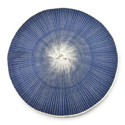 Table mat 38cm eco blue