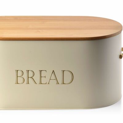 SANDY BEIGE Breadbox 34/37.5x8xh16cm