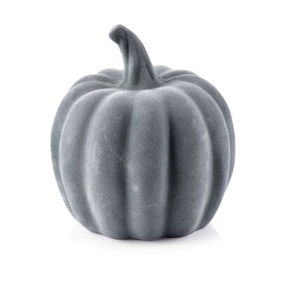 MAVE Zucca figura velluto grigio 13xh15cm