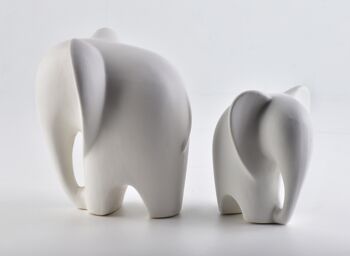 MIA WHITE Figurine éléphant 12x9.5xh12cm 3