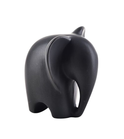 MIA BLACK Elephant figure 12x9.5xh12cm