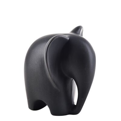 MIA BLACK Elephant figure 12x9.5xh12cm