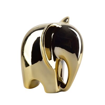 MIA GOLD Figura elefante 12x9.5xh12cm