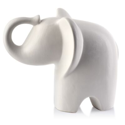 MIA WHITE Elefante figura 20x12xh15.5cm