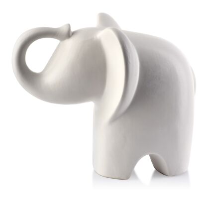 MIA WHITE Elephant figure 20x12xh15.5cm