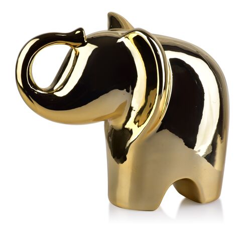 MIA GOLD Elephant figure 20x12xh15.5cm