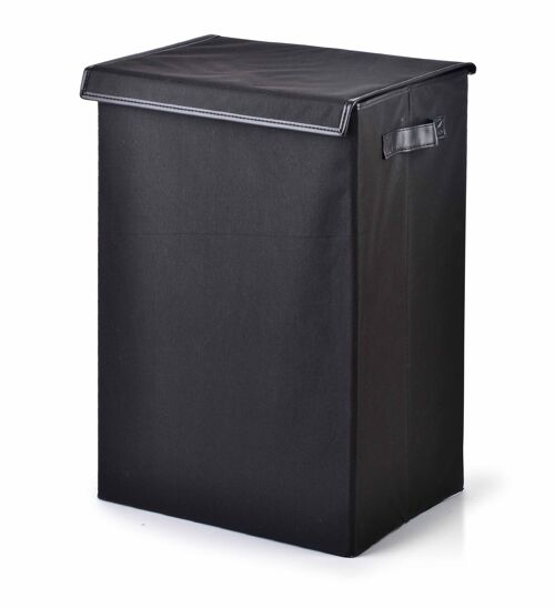 KADO BLACK Rectangular laundry basket 30x41xh60cm