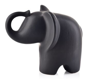 MIA BLACK Figurine éléphant 20x12xh15.5cm 1