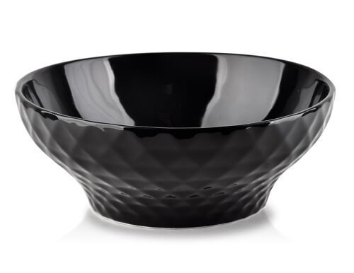 DIAMOND BLACK Bowl 17.5x7cm 700ml