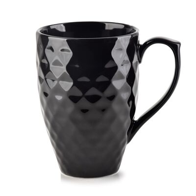 DIAMANT NOIR Mug 280ml 8xh11cm