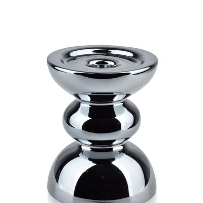 Bougeoir RITA GREY DIA.12XH:15CM