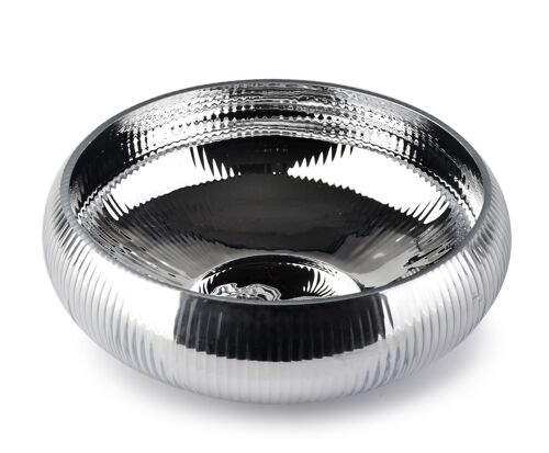 SERENITE SILVER Decorative bowl diam.29xH:10cm