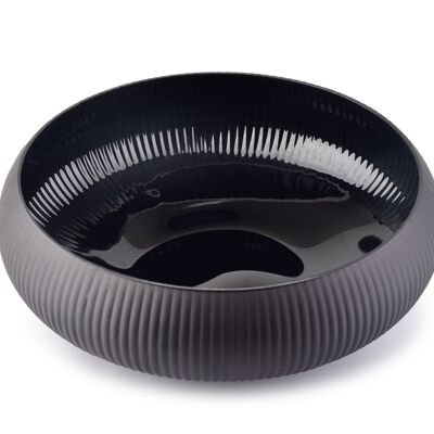 SERENITE BLACK Decorative bowl diam.29xH:10cm