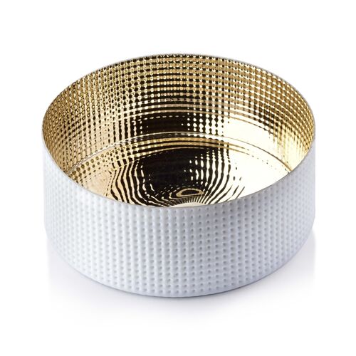 SERENITE WHITE Decorative bowl diam.22.5xH:10cm