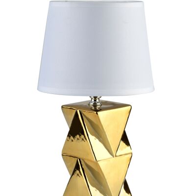 LUNA DREIECK GOLD Lampe h31x8,5cm