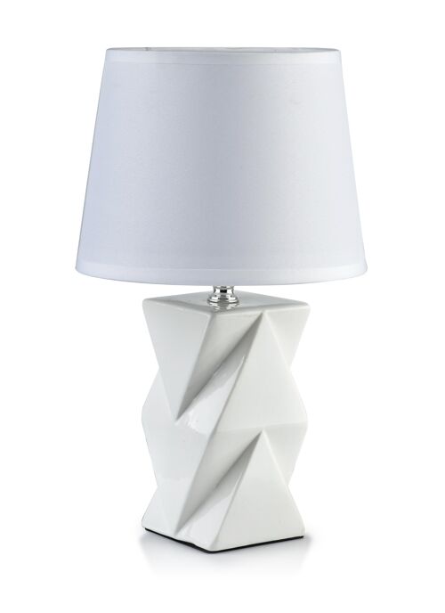 LUNA TRIANGLE WHITE Lamp h31x8.5cm