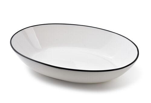 BASIC Oval dish 24.5x15.5xh5cm