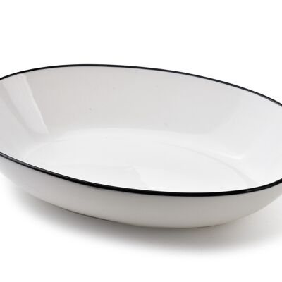 BASIC Oval dish 24.5x15.5xh5cm