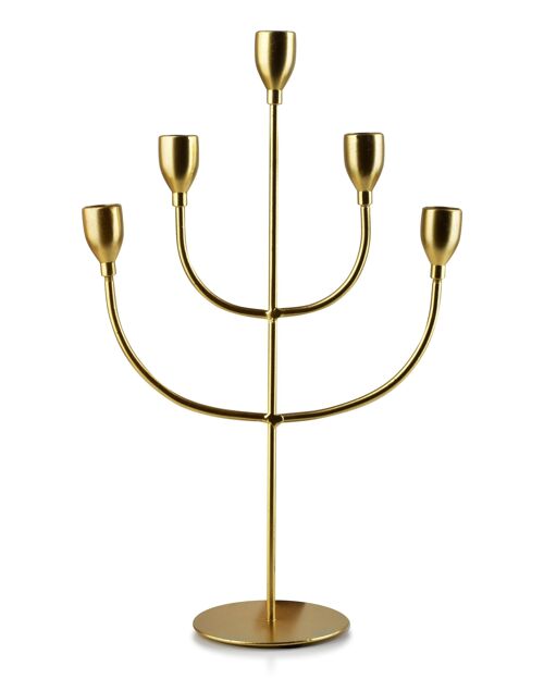 CEDRIC GOLD Candlestick 23.5x10xh37.5cm 5 arms