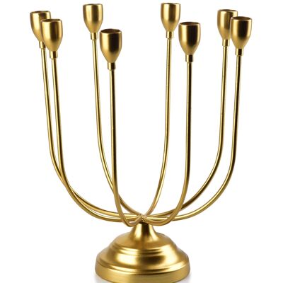 CEDRIC GOLD Candlestick 27x11.5h32cm 8 arms