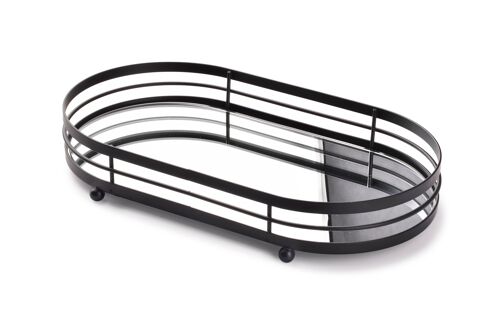 CEDRIC Tray stand 33x18.5xh5.5cm BLACK