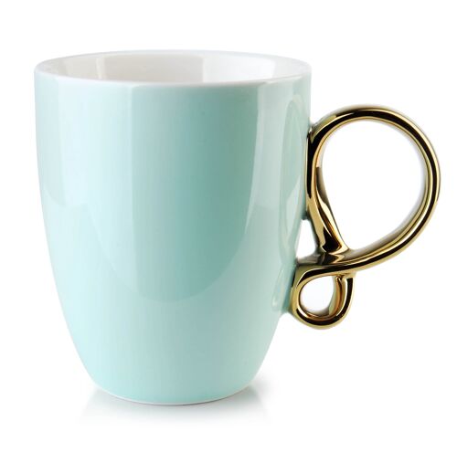 INFINITY GOLD Mug 370ml mint