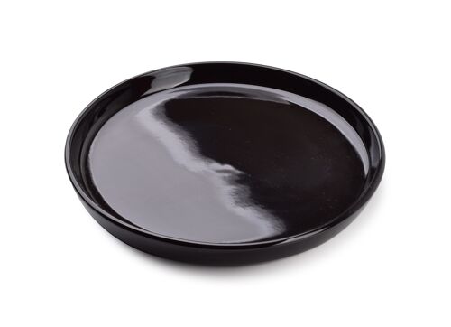 NADINE BLACK Dessert plate diam.18.5cm