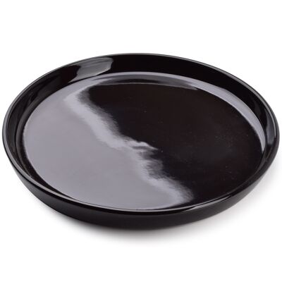 NADINE BLACK Dessert plate diam.18.5cm