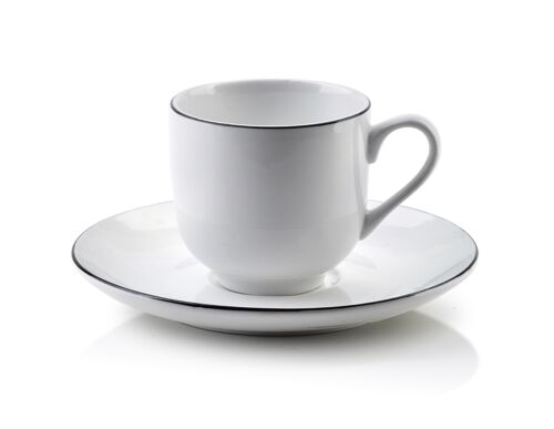 SIMPLE 120ml espresso cup with 13cm saucer