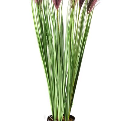 Flor artificial 12,5xh74cm flores moradas