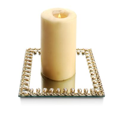 ALISON Candle stand 15x15x1cm square