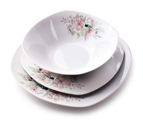 BLOSSOM DINNER SET 18PCS.