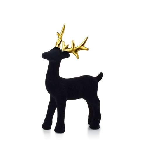 SANTA LILA Decorative figure h19x11x5cmReindeer