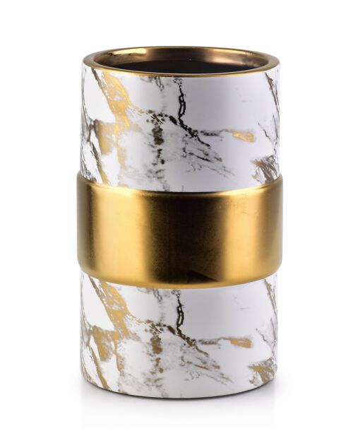 CRISTIE GOLD Vase 12.5Xh20cm