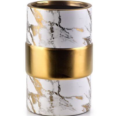 CRISTIE GOLD Vase 12.5Xh20cm