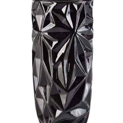 VASE LORELAI NOIR 10.5xh24cm