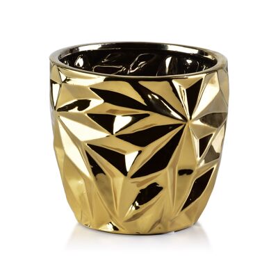 LORELAI GOLD POT 13.5Xh12.5cm