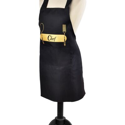 MATHILDE BLACK COOKINI apron h75x70cm